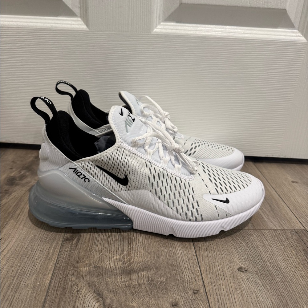 Nike Air Max 270 White and Black Sneakers